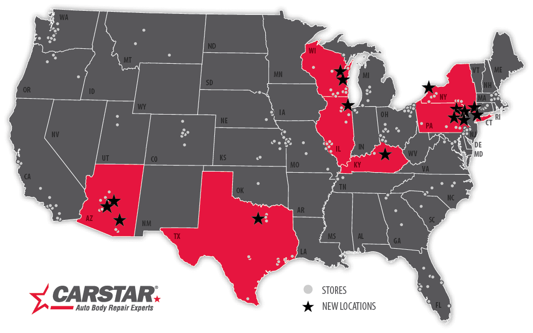 Carstar New Location Map